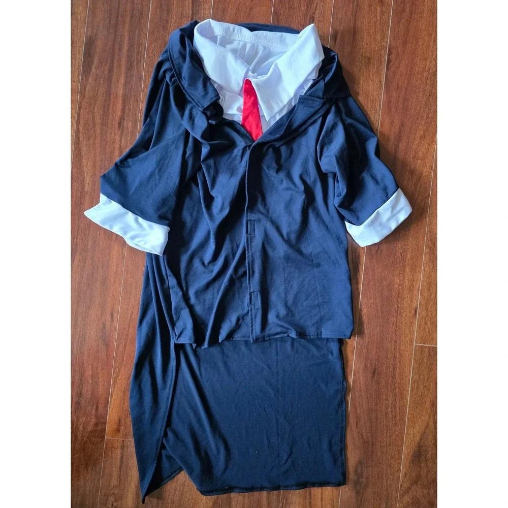 Rubies Big Dog Boutique Business Suit Costume XXXL Large Breed Navy Blue Red Tie